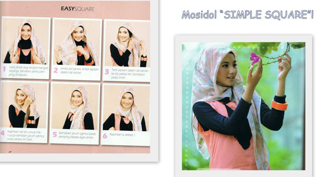 simple square hijab