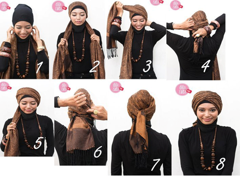 pasmina turban style