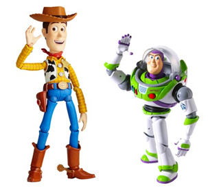 woody and buzz "toy story"