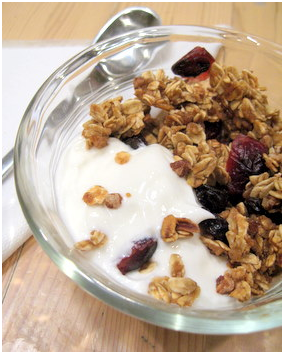 yoghurt and granola