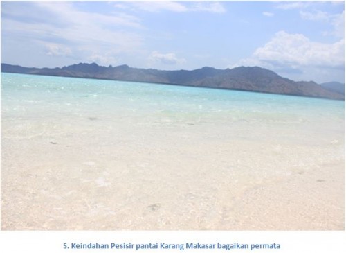 pesisir pantai karang makasar