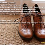 filosofi sepasang sepatu