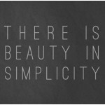 be simple fashionable