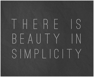 be simple fashionable