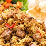 resep masakan Indonesia nasi goreng kambing