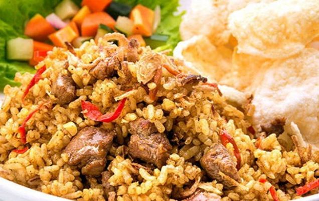 resep masakan Indonesia nasi goreng kambing